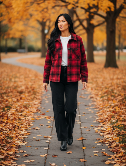 NORTHERN REFLECTIONS Plaid Jacket