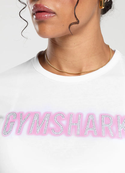 Gymshark Diamanté Baby Tee