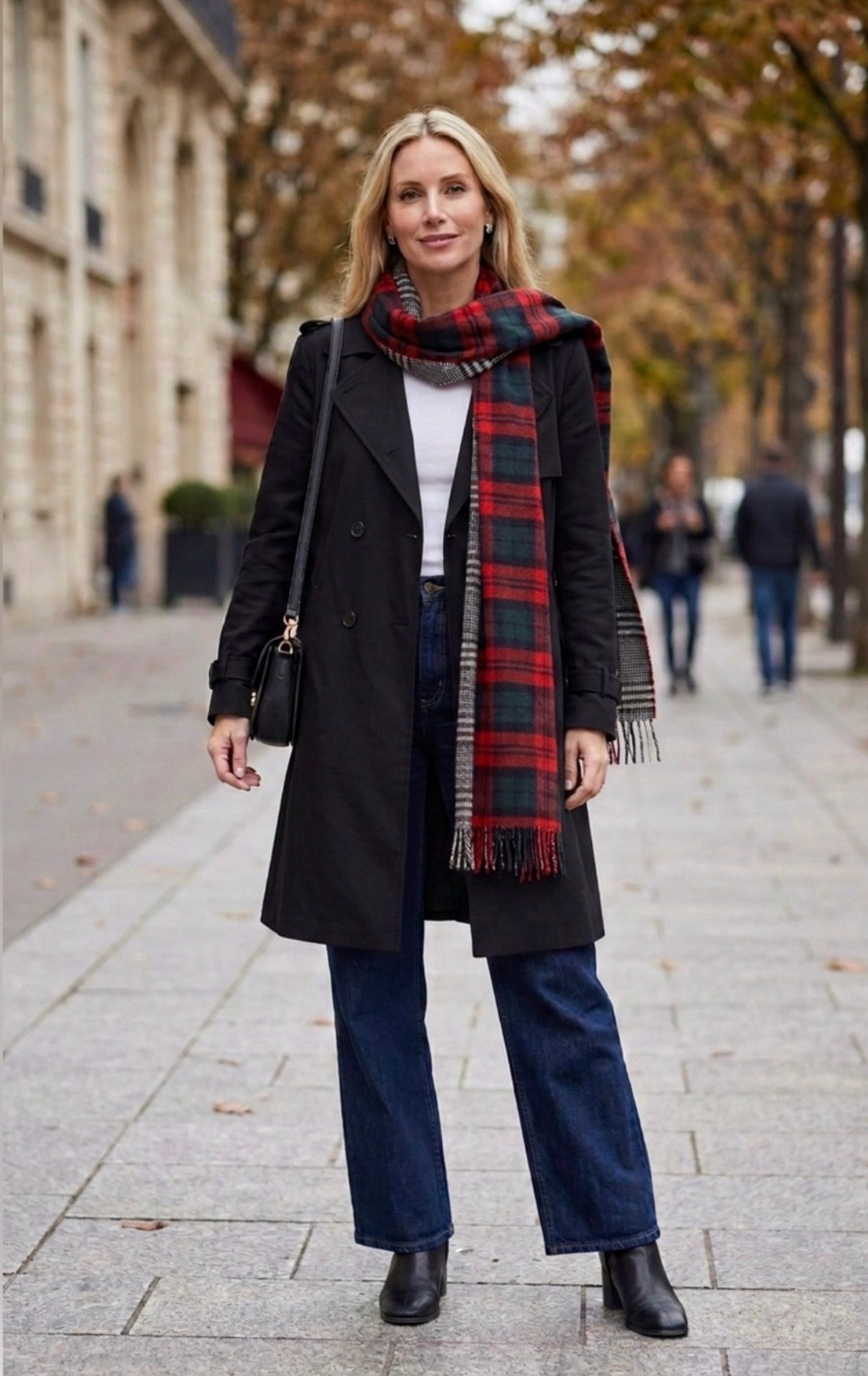 SIMI Reversible Plaid & Glen Plaid