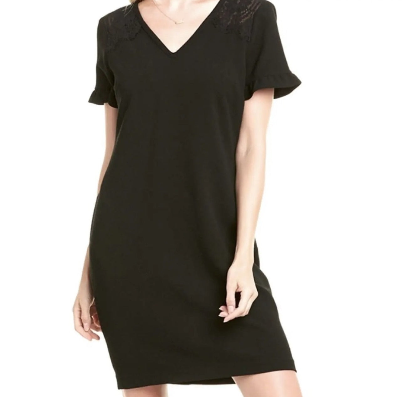 KARL LAGERFELD Crepe Sheath Dress