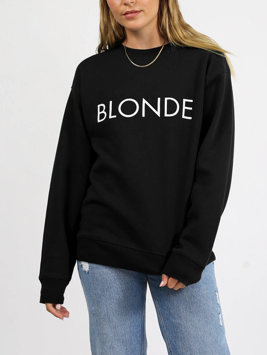 Brunette The Label Blonde Core Crew Sweatshirt
