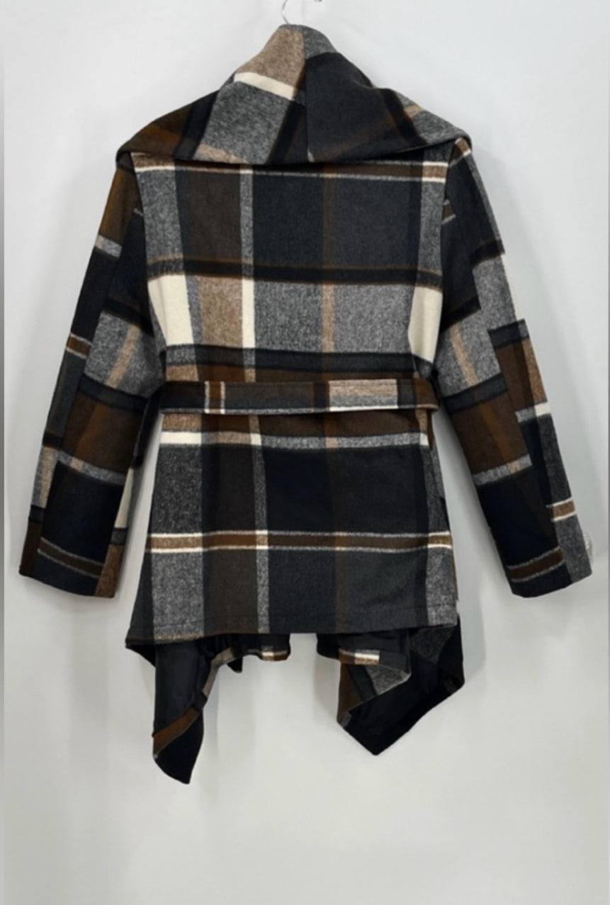CHICWISH Prairie Check Raboto Coat