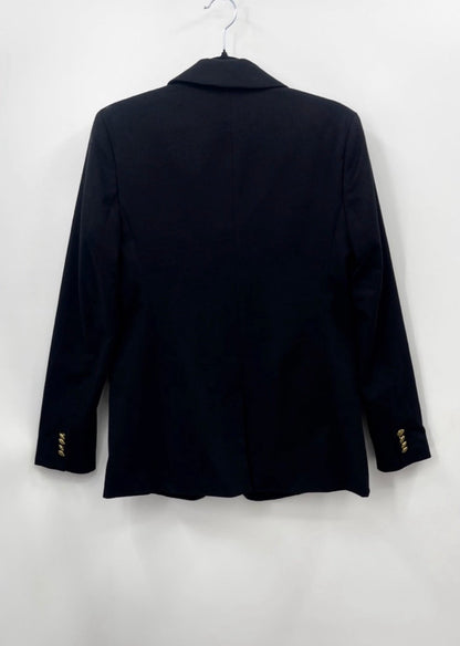 BANANA REPUBLIC Double-Breasted "Captain's Blazer" - Gold Crest Buttons (Size 6)