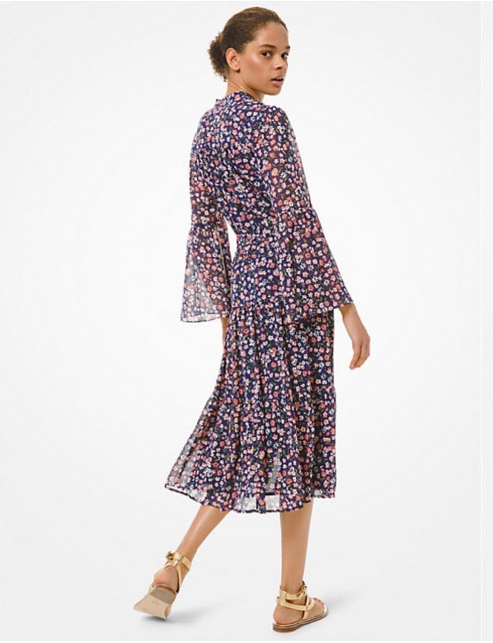 MICHAEL MICHAEL KORS Floral Georgette Dress
