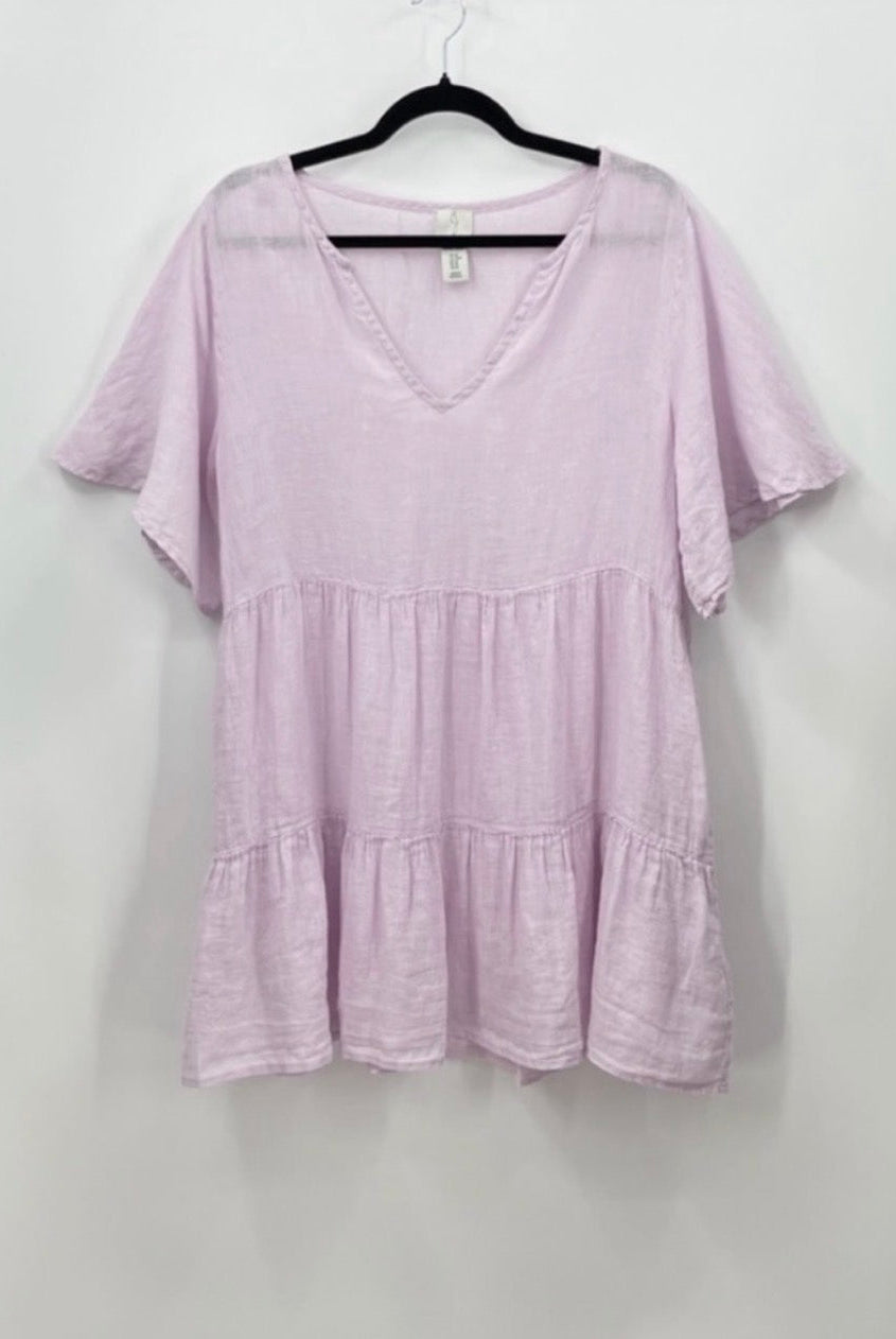 JOIE Linen Babydoll Dress