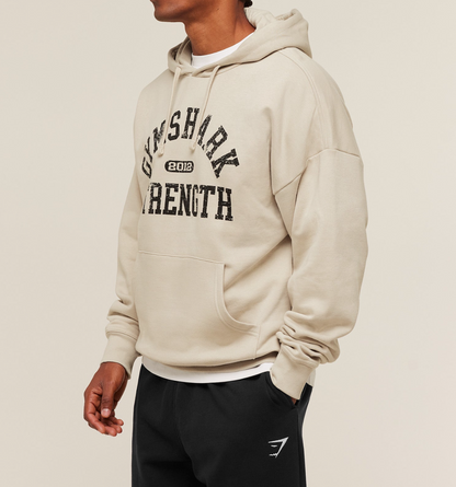 GYMSHARK 2012 Strength Hoodie Oversized Fit