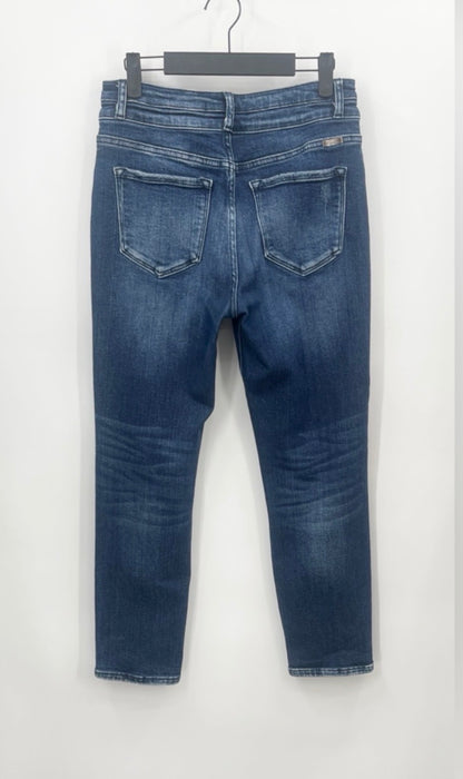 KANCAN High Rise Slim Straight Jeans