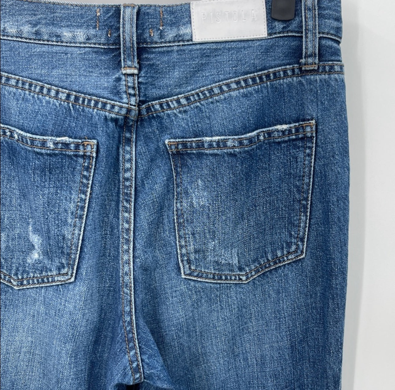 Anthropologie PISTOLA Distressed High Rise Jeans