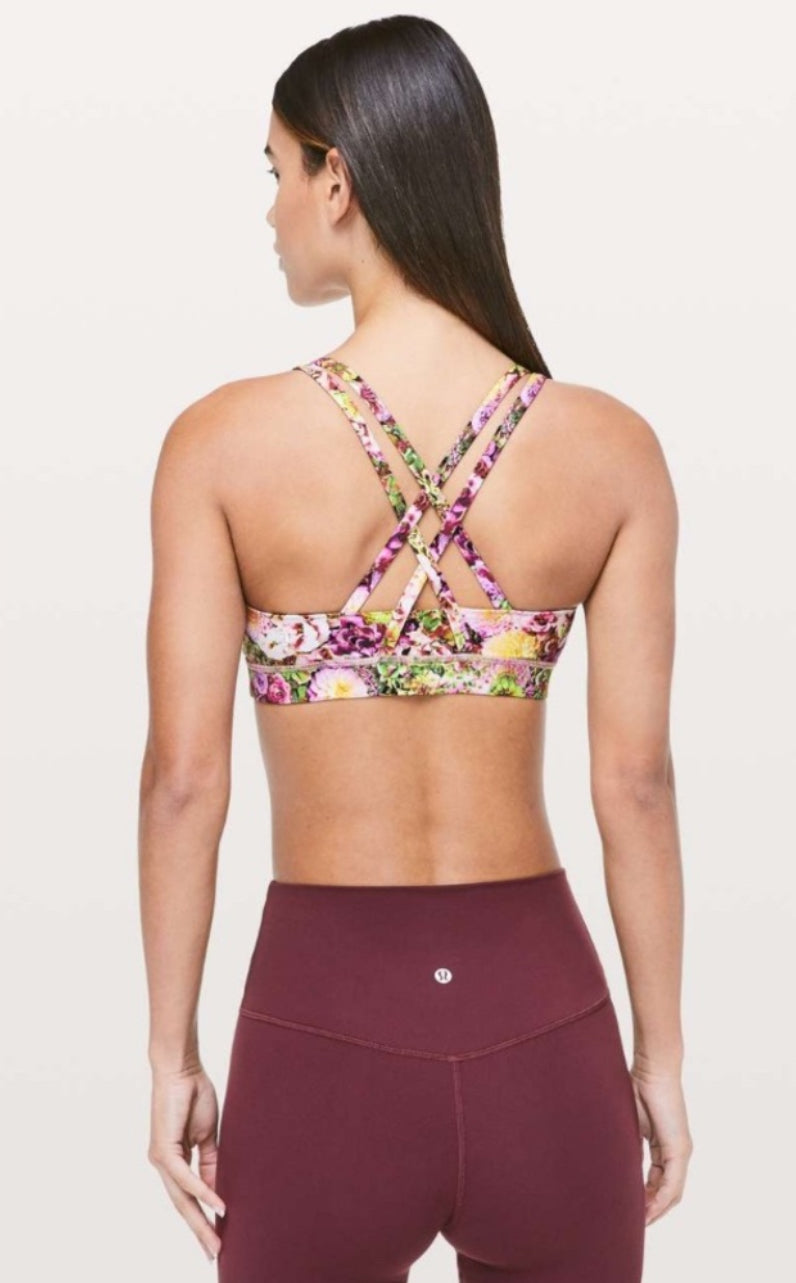 LULULEMON Rare Energy Bra Nulux /Inflorescent Multi