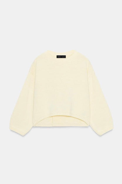 ZARA Cropped Knit Sweater