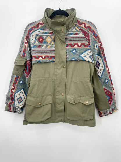 AZTEC Tapestry
Southwestern Mixed Media Field Coat
