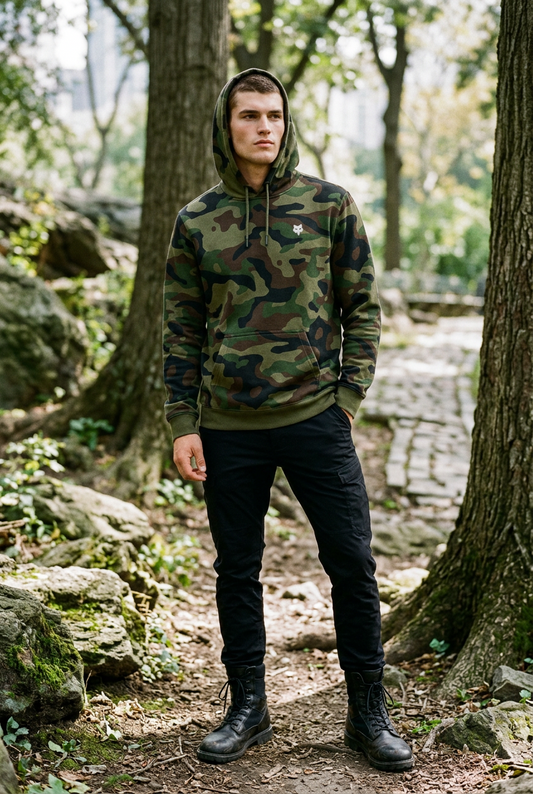 FOX Head Camo Fleece Hoodie