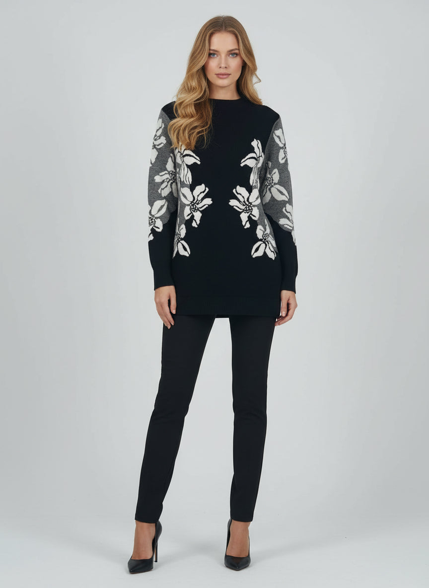 La Madona Floral Sweater