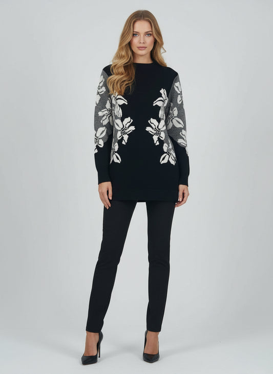 La Madona Floral Sweater