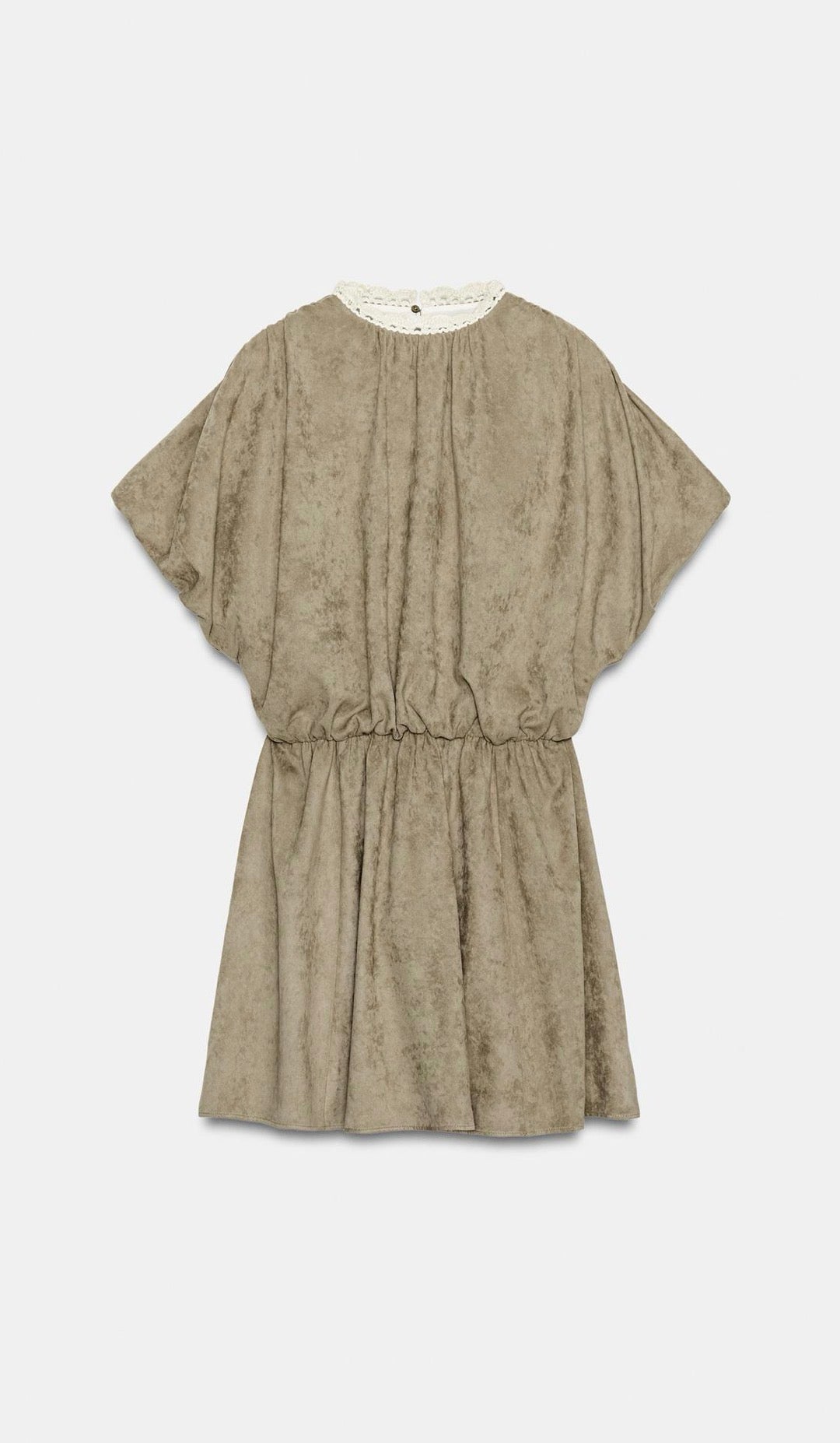 ZARA Faux Suede Short Dress