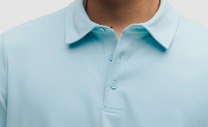 LULULEMON Soft Jersey Short-Sleeve Polo Shirt