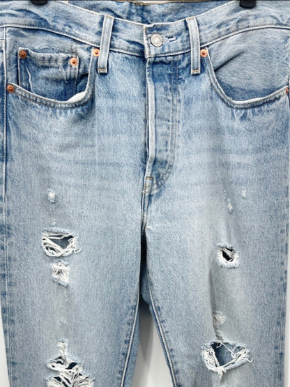 LEVI'S 501 Blue Distressed Jeans