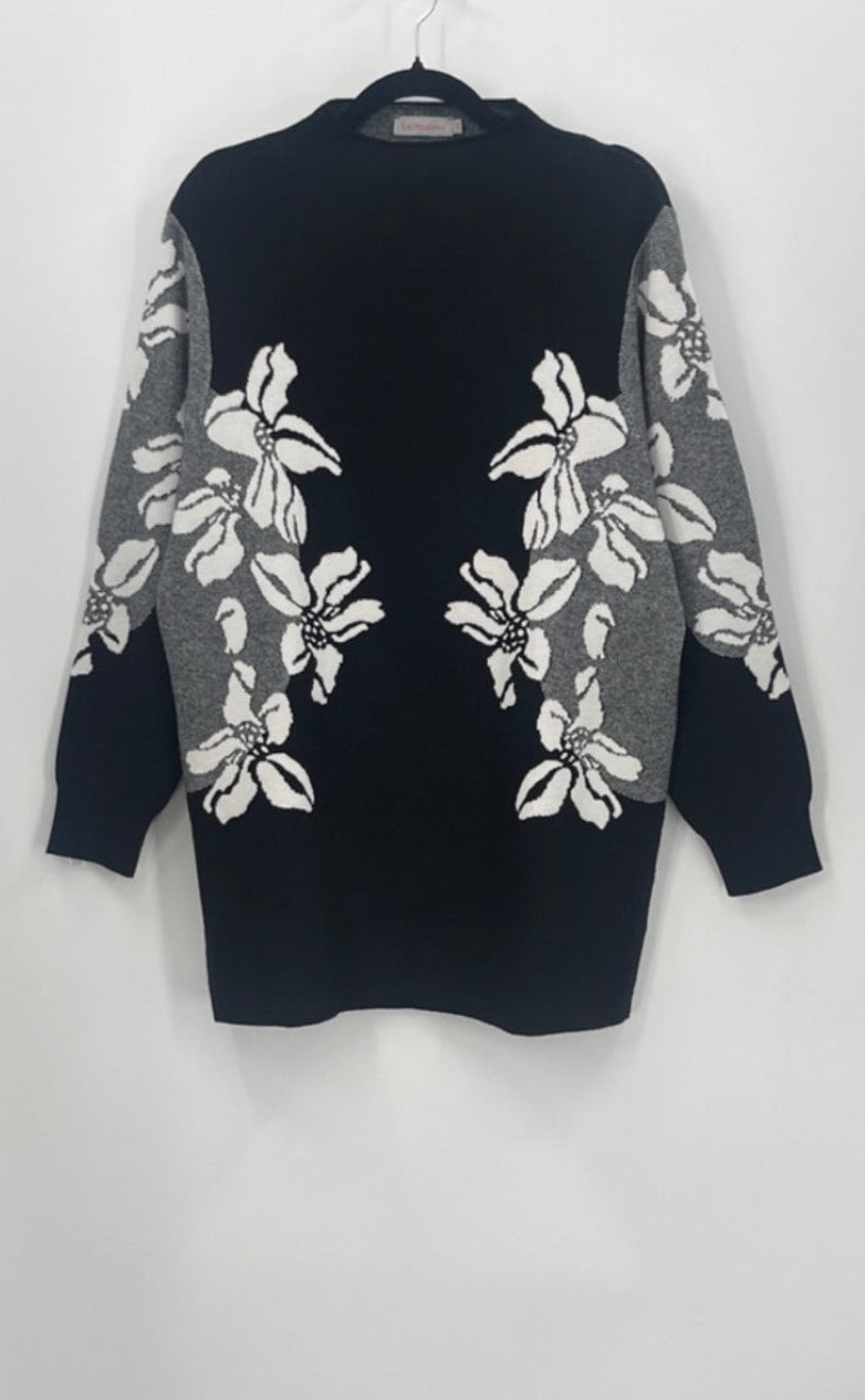 La Madona Floral Sweater