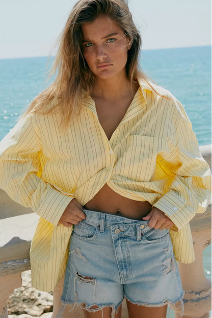 ZARA Oversized Poplin Shirt