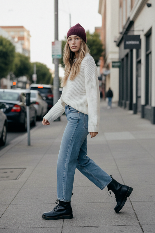 ZARA Ribbed Knit Beanie