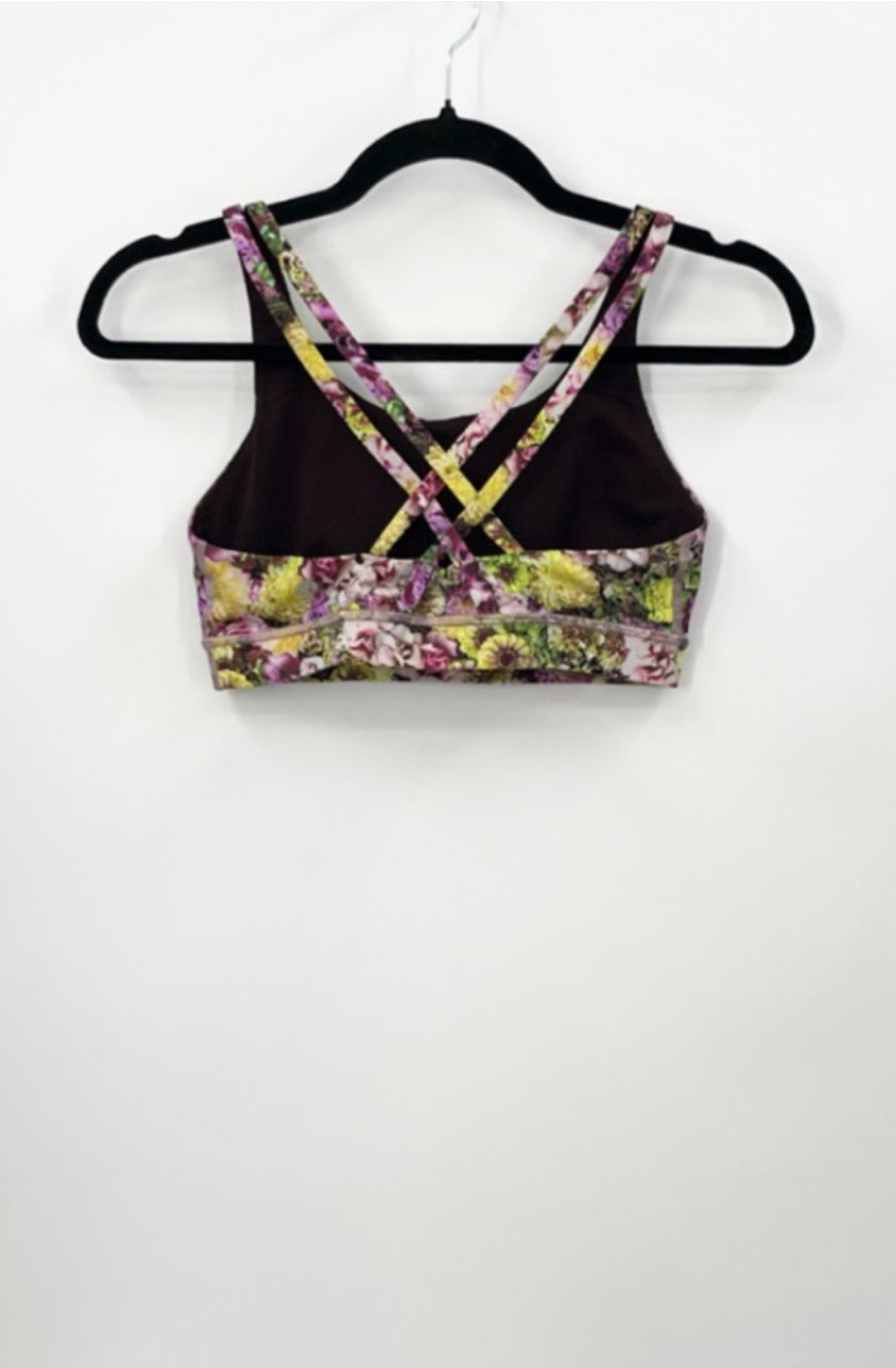 LULULEMON Rare Energy Bra Nulux /Inflorescent Multi