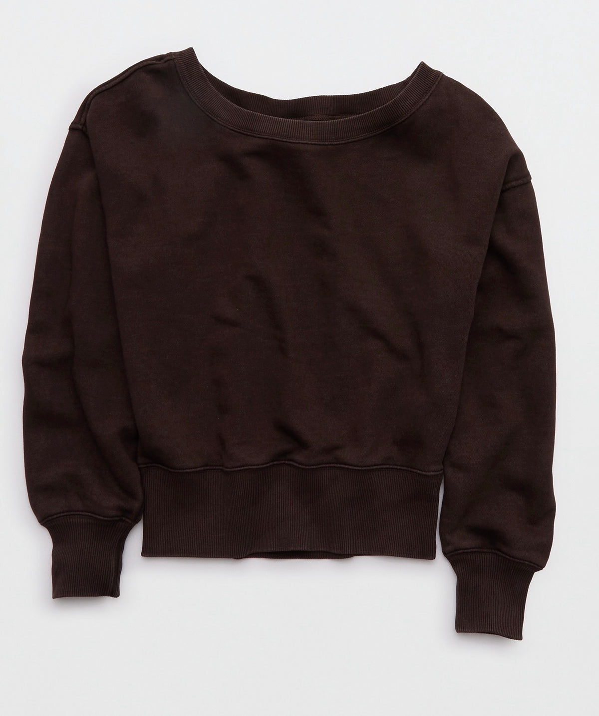 AERIE Go-To Off The Shoulder Sweatshirt