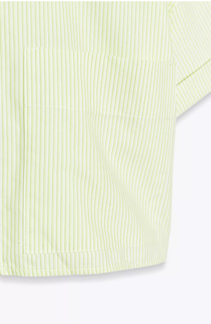 ZARA Poplin Crop Shirt