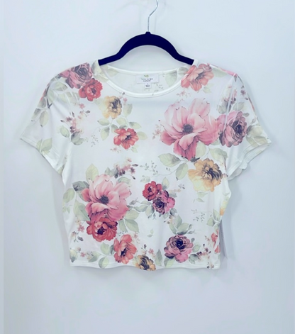 LIVE IN THE MOMENT Floral T-Shirt