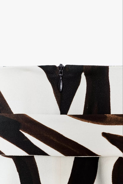 ZARA Animal Print Pencil Skirt ZW Collection