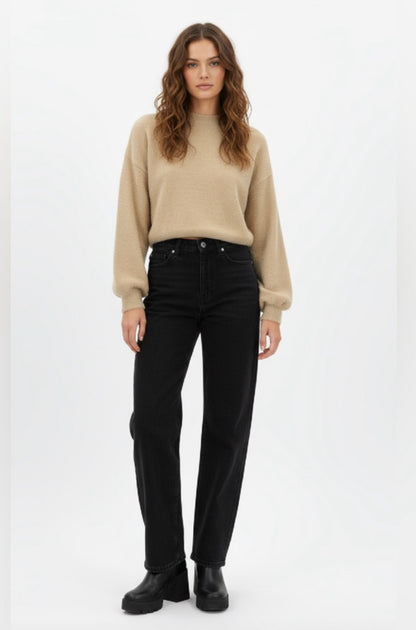 Princess Polly Fuzzy Mock Neck Sweater