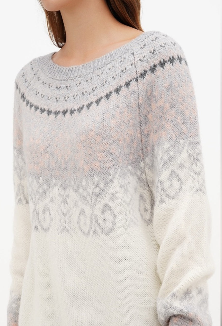 H&M Jaquard Knit Mohair
Blend Sweater