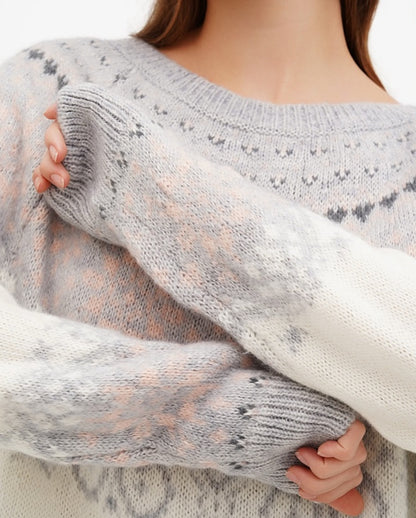 H&M Jaquard Knit Mohair
Blend Sweater