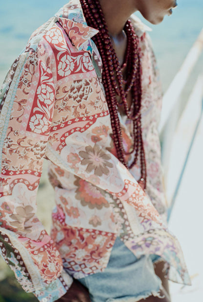 ZARA Patchwork Printed Shirt