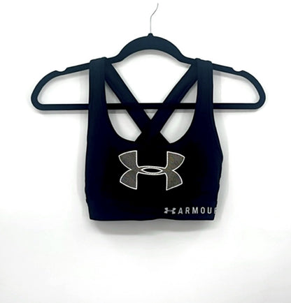Under Armour Mid Keyhole Graphic Sports Bra