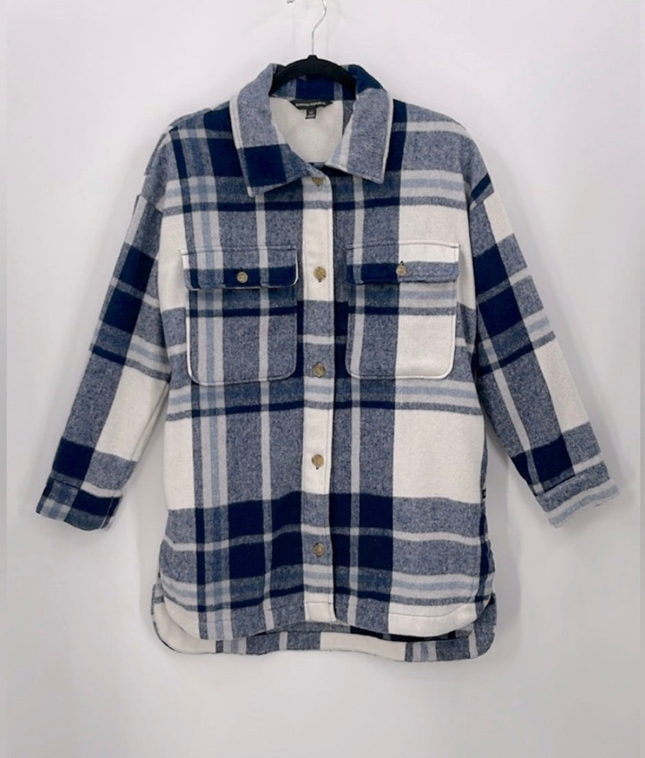BANANA REPUBLIC Oversized Plaid Shacket
