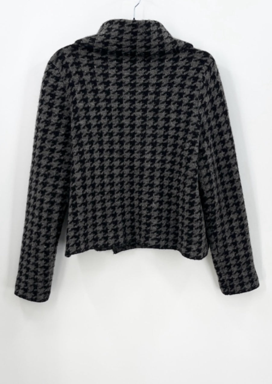 ELLEN TRACY Houndstooth Sweater Jacket