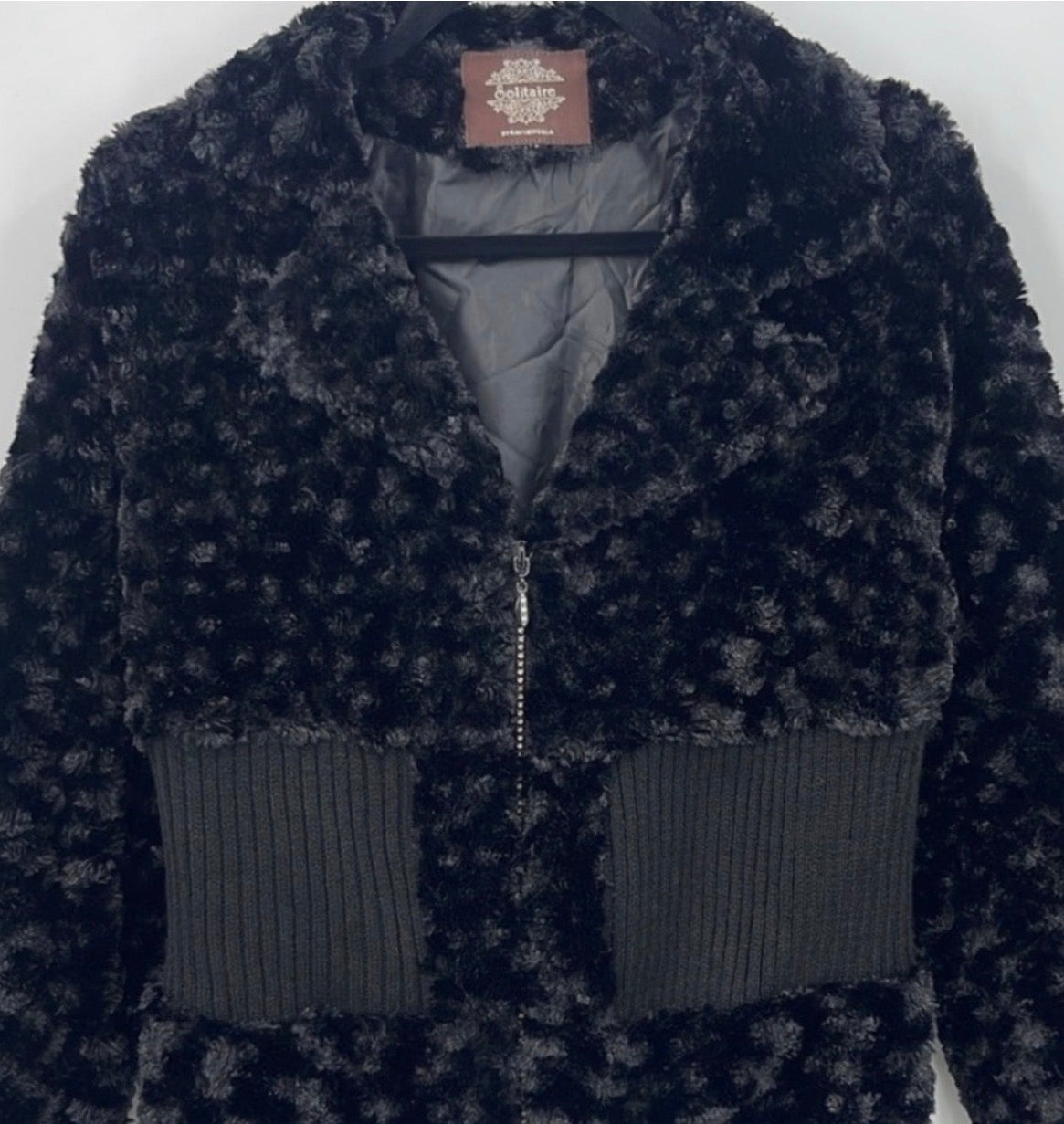SOLITAIRE Faux Fur Jacket