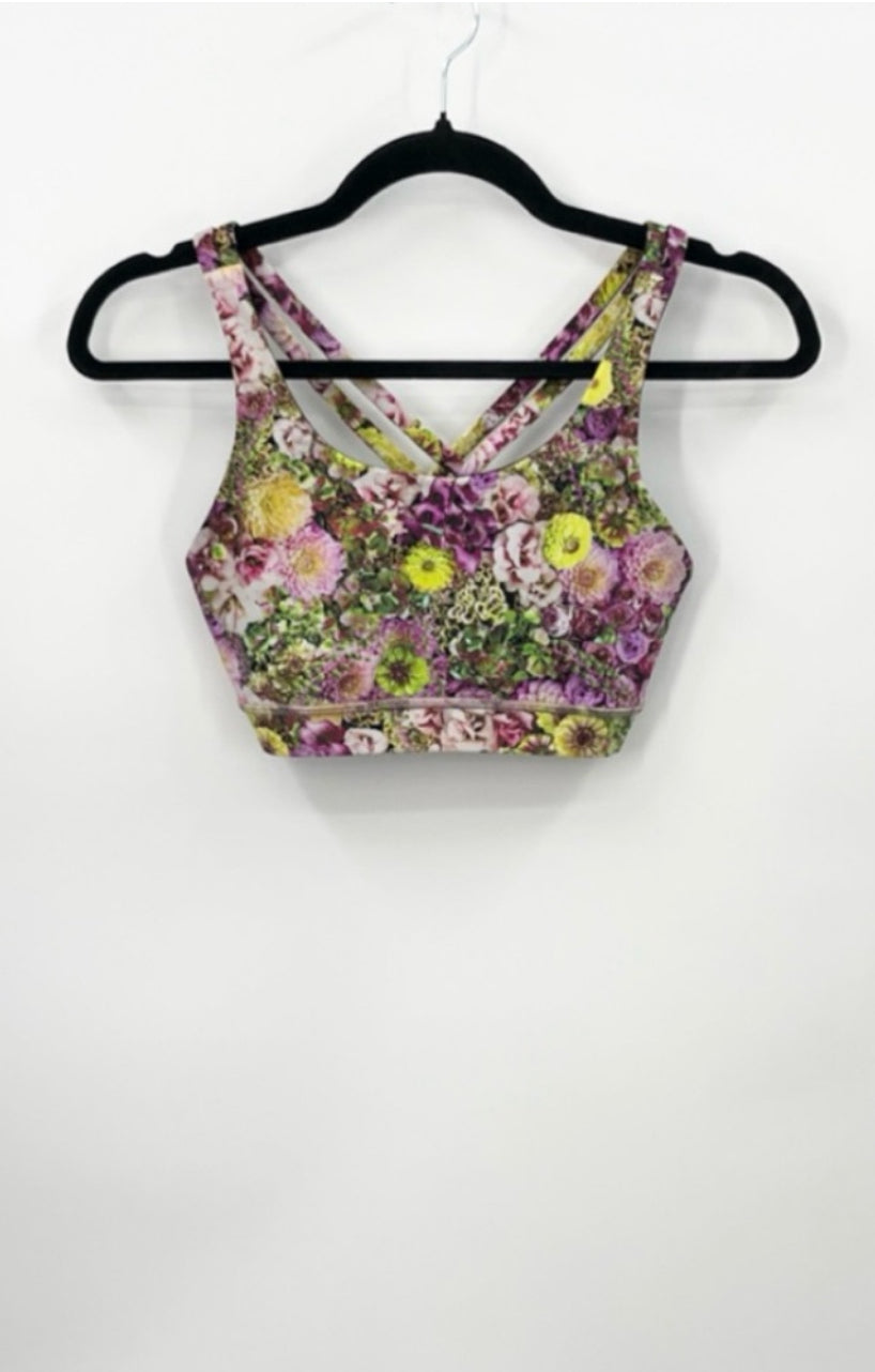 LULULEMON Rare Energy Bra Nulux /Inflorescent Multi