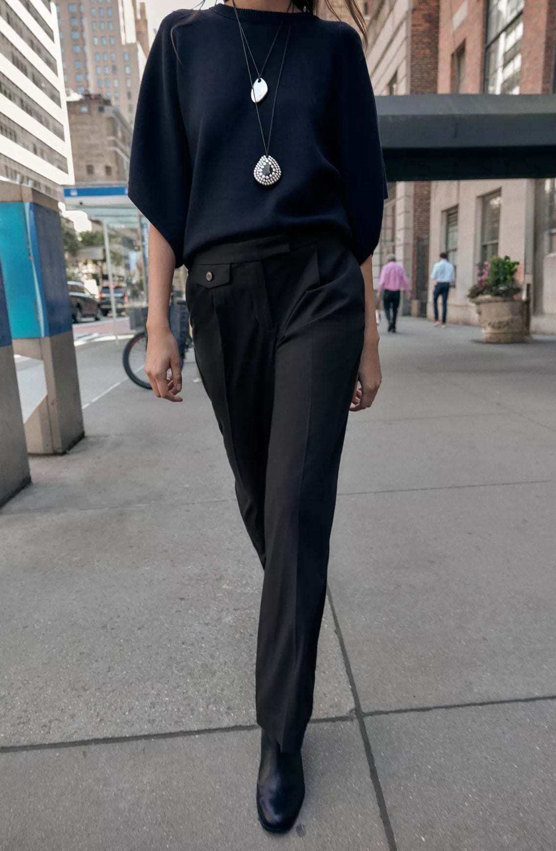 ZARA Pleated Wide Leg Pants