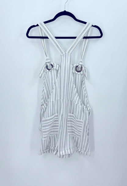 PATRONS OF PEACE Striped Shortalls