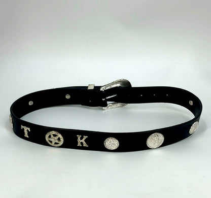 Leather Treaty Western Belt