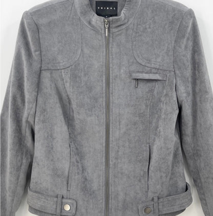 TRIBAL Faux Suede Jacket