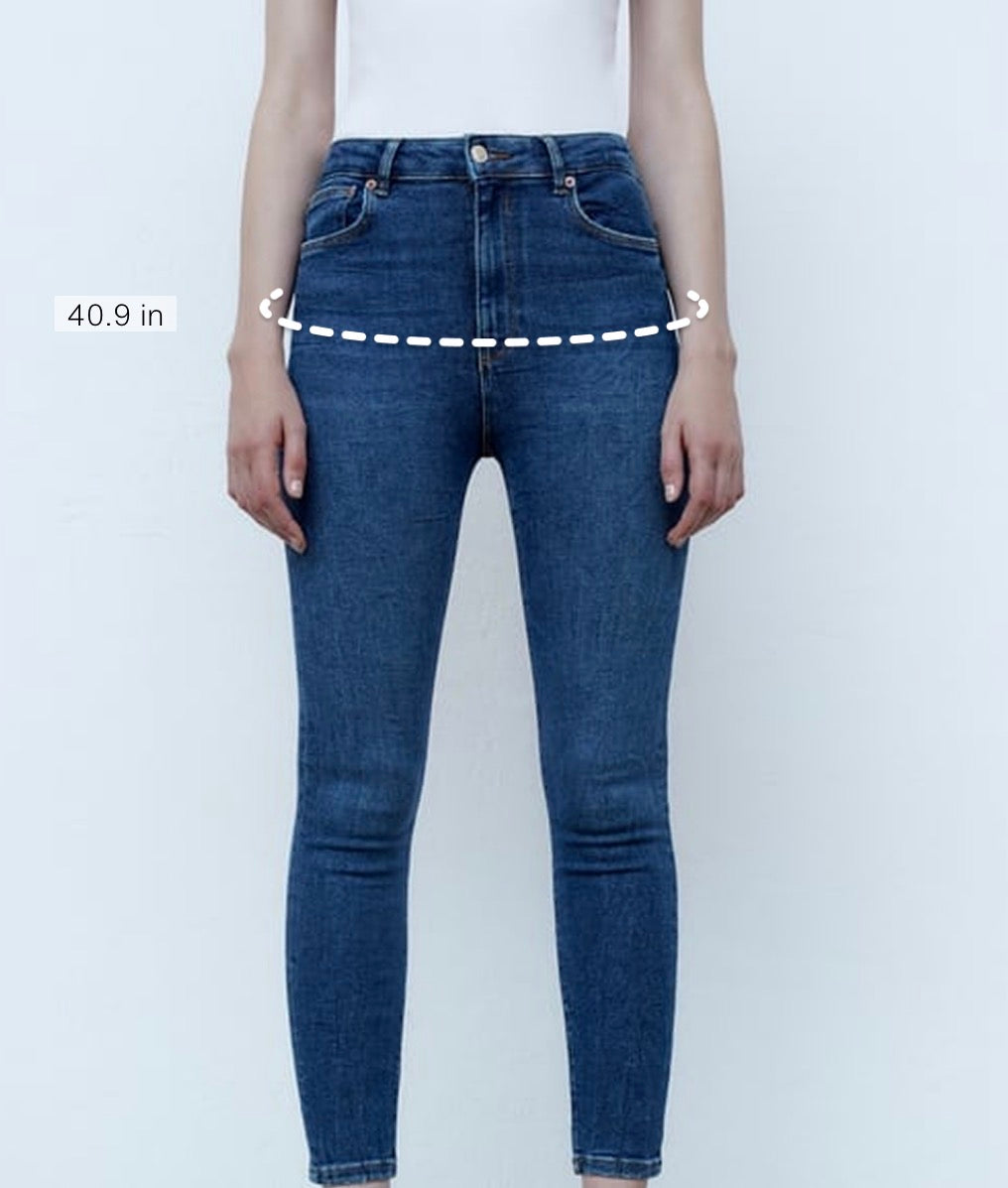 ZARA Z1975 Culotte Denim Wide Leg Pants