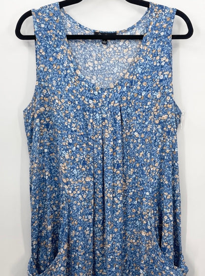 PAPILLON Floral Front Pleat Swing Dress