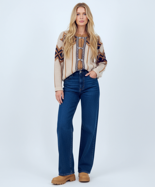 Vintage NESJAR Norwegian
Wool Cardigan