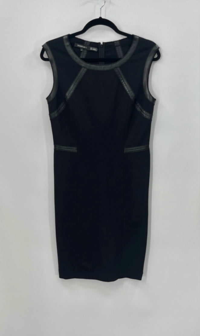 Lafayette 148 New York Amanda Dress with Leather Detail