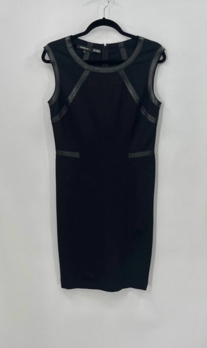 Lafayette 148 New York Amanda Dress with Leather Detail