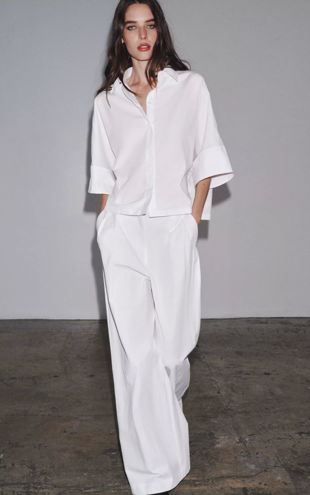 ZARA ZW COLLECTION Poplin Shirt