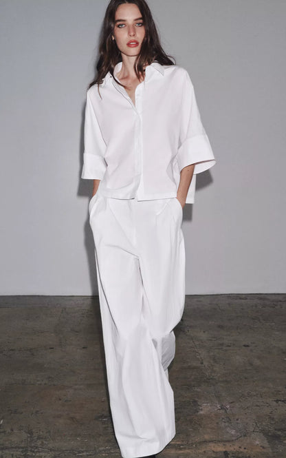 ZARA ZW COLLECTION Poplin Shirt