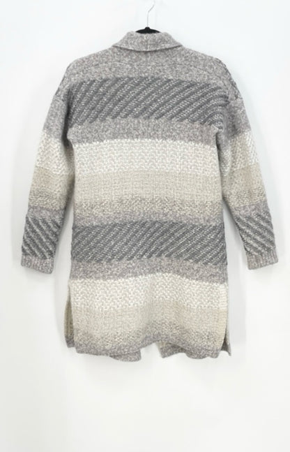 MAX STUDIO Striped Wool Blend Cardigan